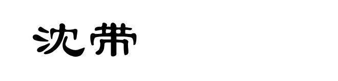 沈带