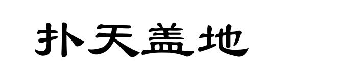 扑天盖地