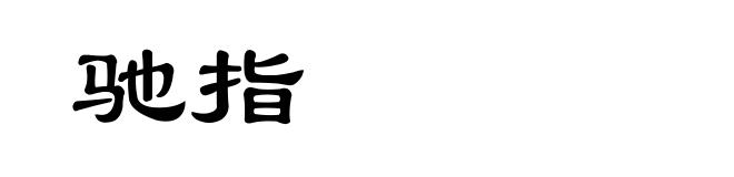 驰指