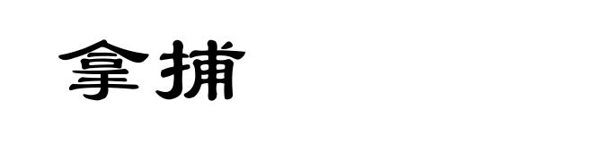 拿捕