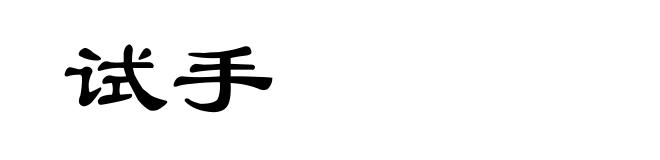 试手