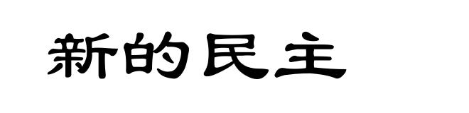 新的民主