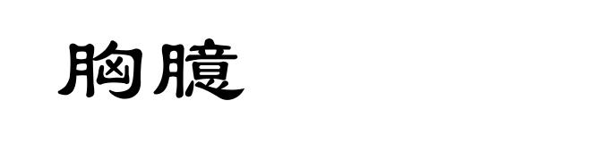 胸臆