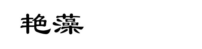 艳藻