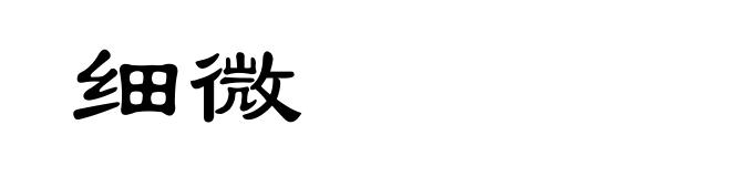 细微