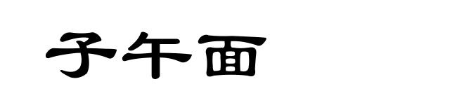 子午面