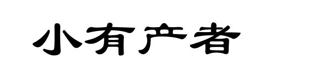 小有产者