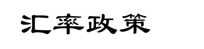 汇率政策