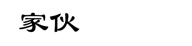 家伙
