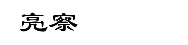 亮察