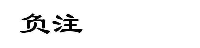 负注