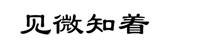 见微知着