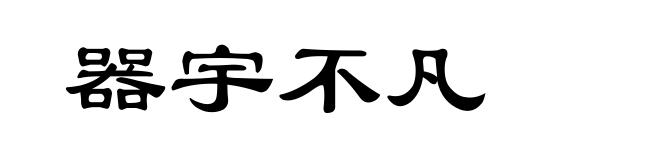 器宇不凡