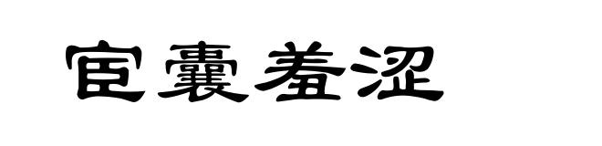 宦囊羞涩