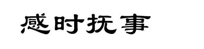 感时抚事