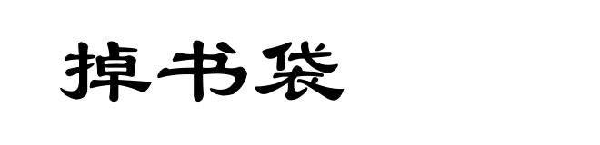 掉书袋