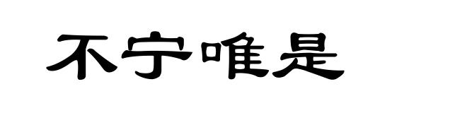 不宁唯是