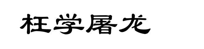 枉学屠龙