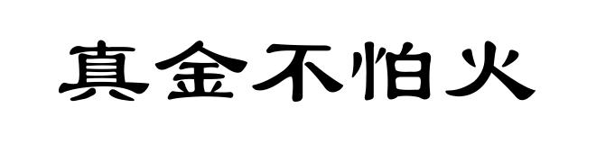 真金不怕火