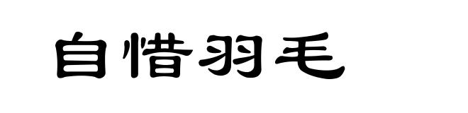 自惜羽毛
