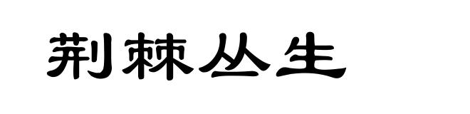 荆棘丛生