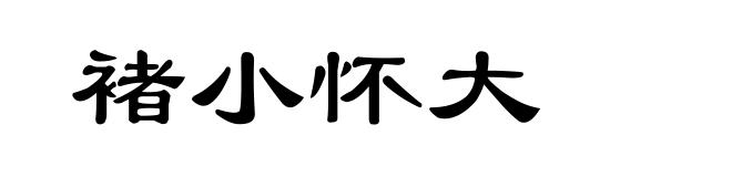 褚小怀大