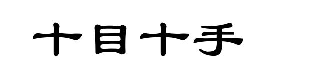 十目十手