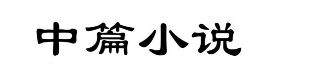 中篇小说
