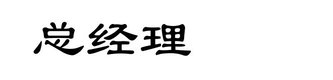 总经理