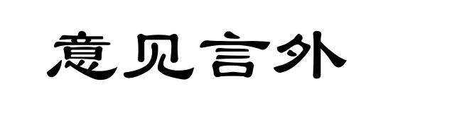 意见言外