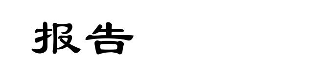报告