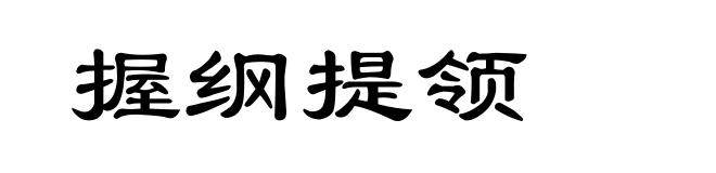 握纲提领
