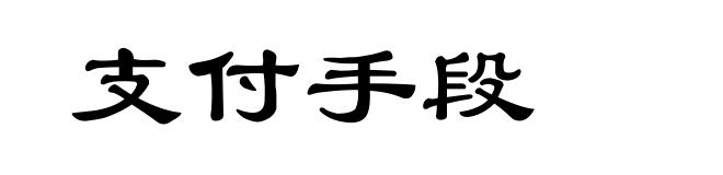 支付手段