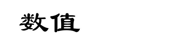数值