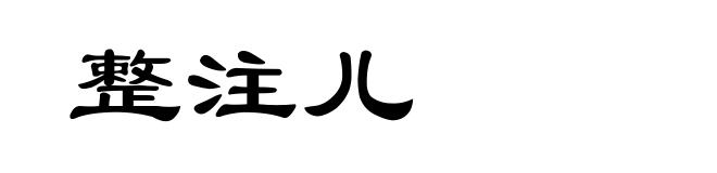 整注儿