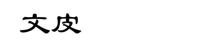 文皮