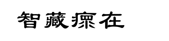 智藏瘝在