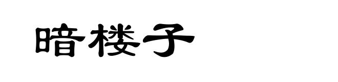 暗楼子