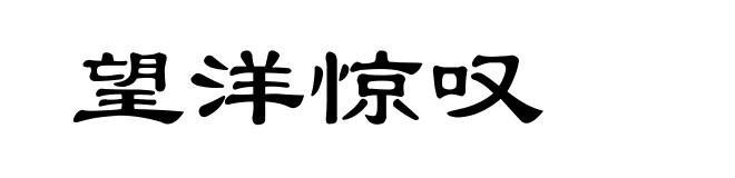 望洋惊叹