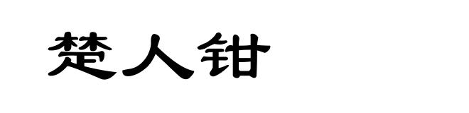 楚人钳