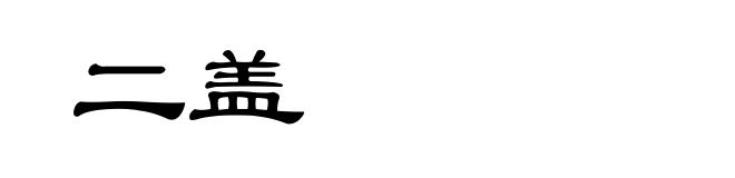 二盖