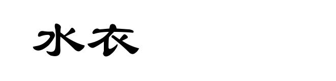 水衣