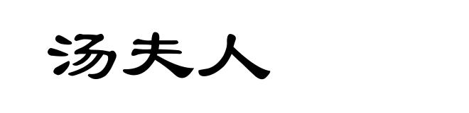 汤夫人