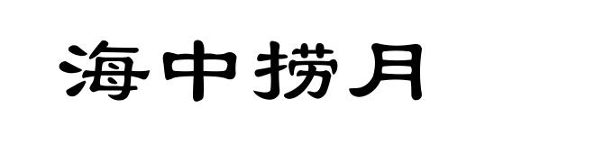 海中捞月
