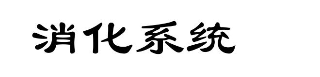 消化系统