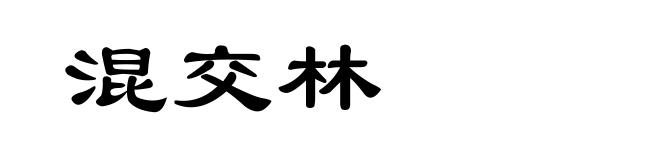 混交林