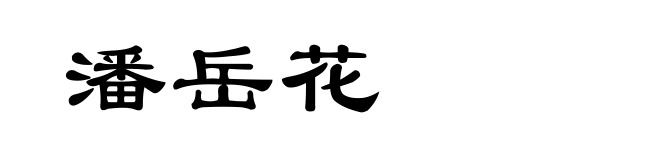 潘岳花