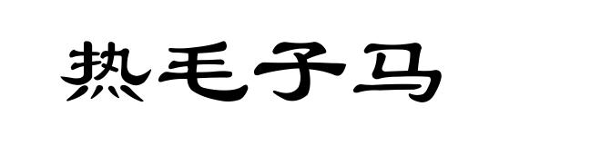 热毛子马