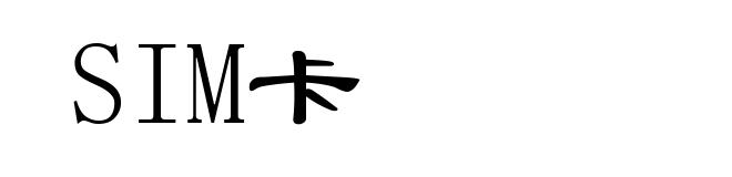 SIM卡