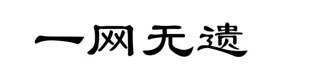 一网无遗